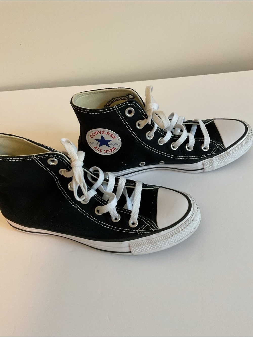 Converse Kids Black and White High-Top Sneakers